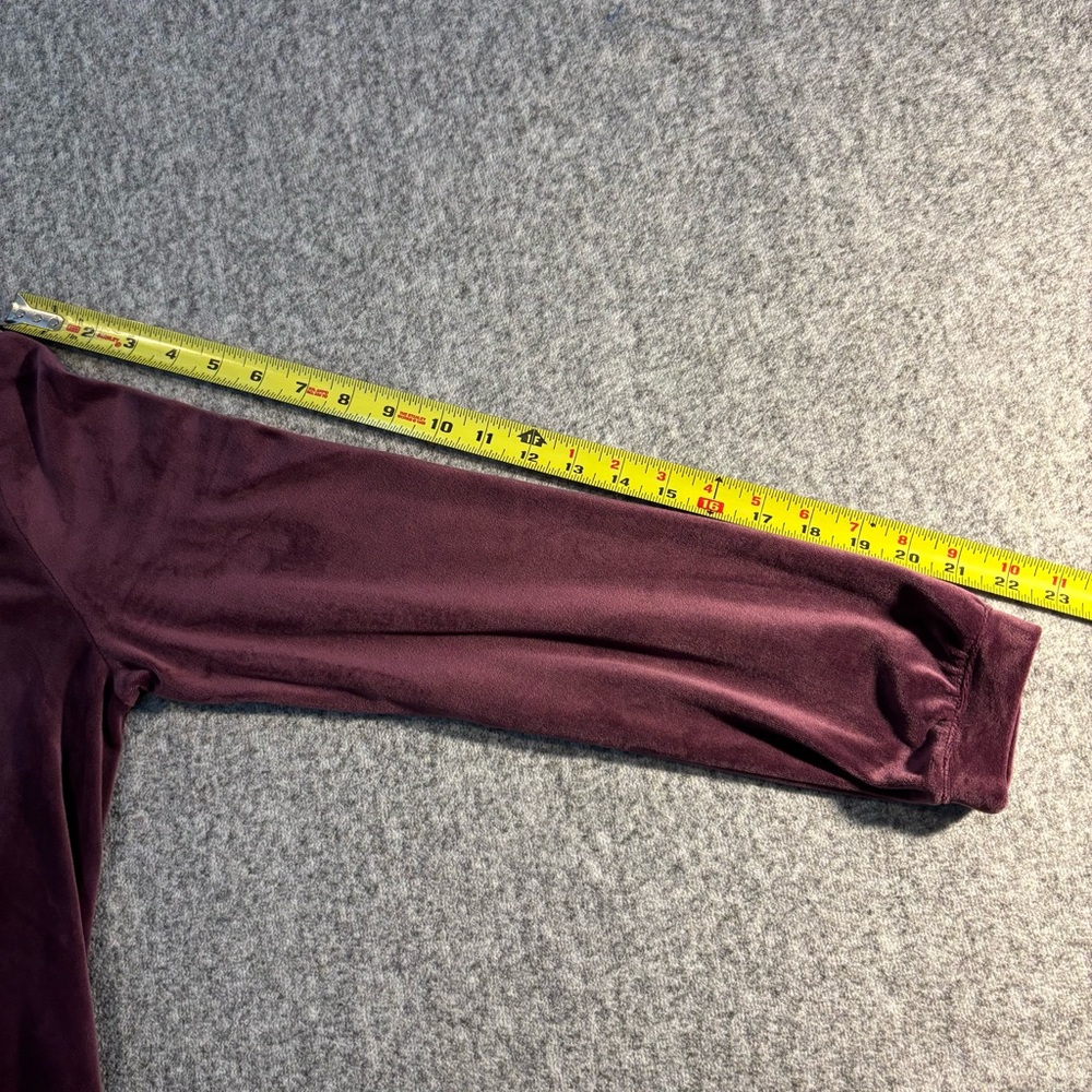 J. Jill Pure Jill Women’s Velour Tunic Dress Long Sleeve A-Line Purple Size M - Picture 9 of 9